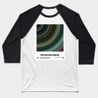 minimal_The_Suicide_Squad Abstract Circular Art Movie Baseball T-Shirt